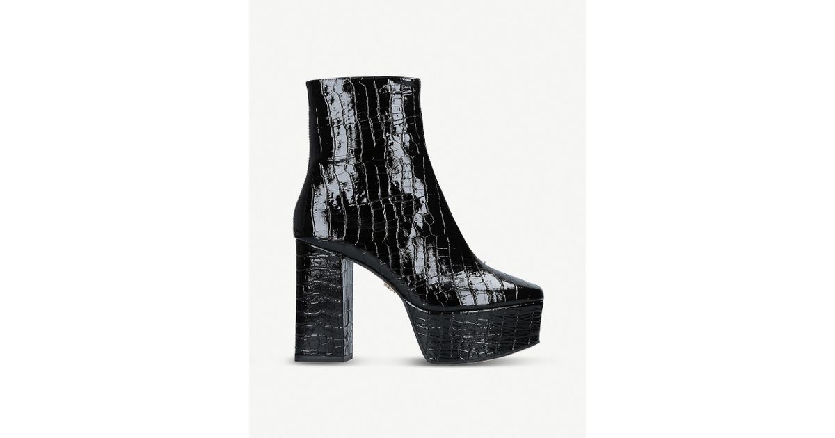 kurt geiger croc boots