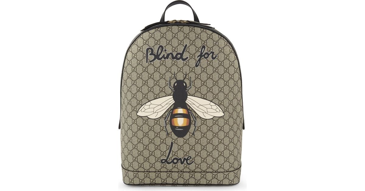 gucci bumblebee backpack