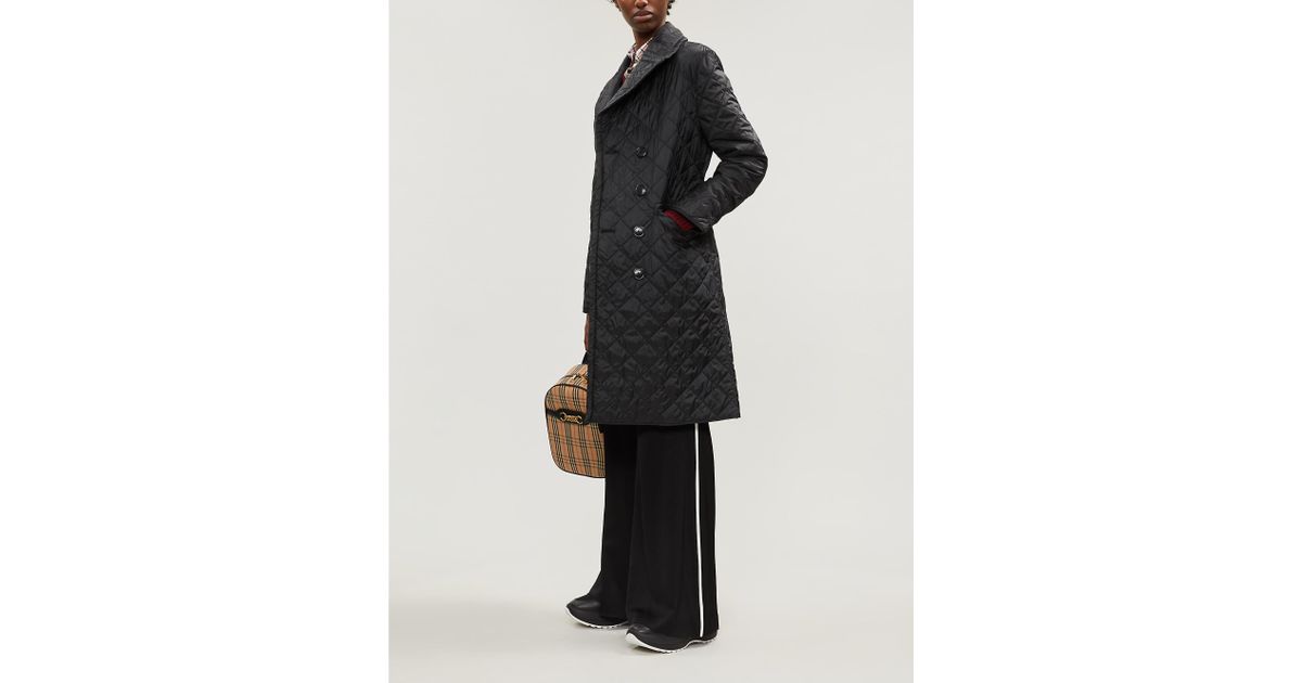 burberry horberie quilted trench coat