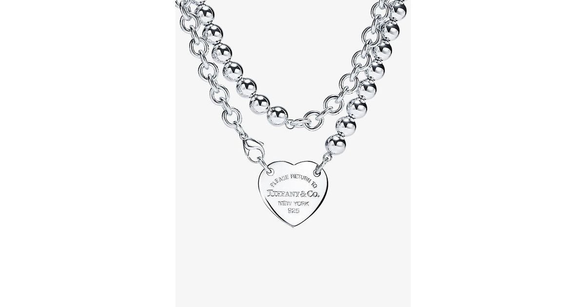 Elsa peretti silver necklace Tiffany & Co Silver in Silver - 39184667