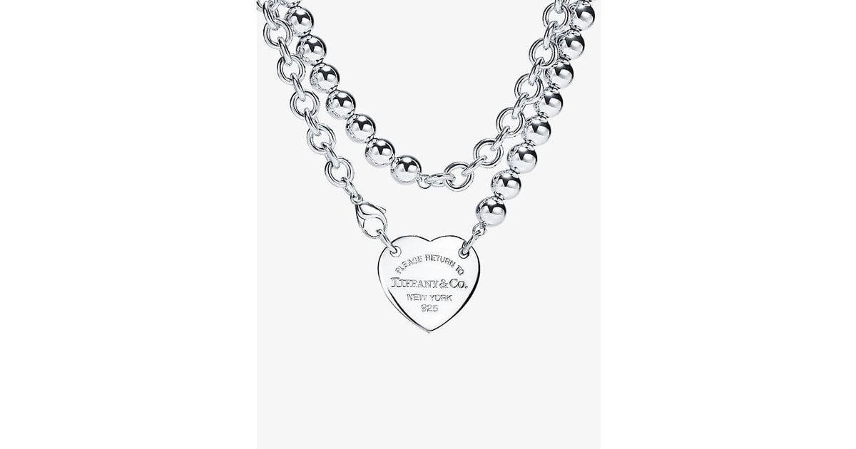 Tiffany and co heart choker sale