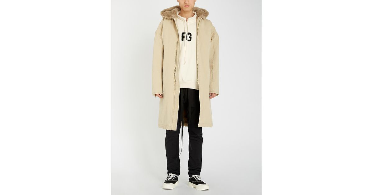 fear of god faux fur jacket