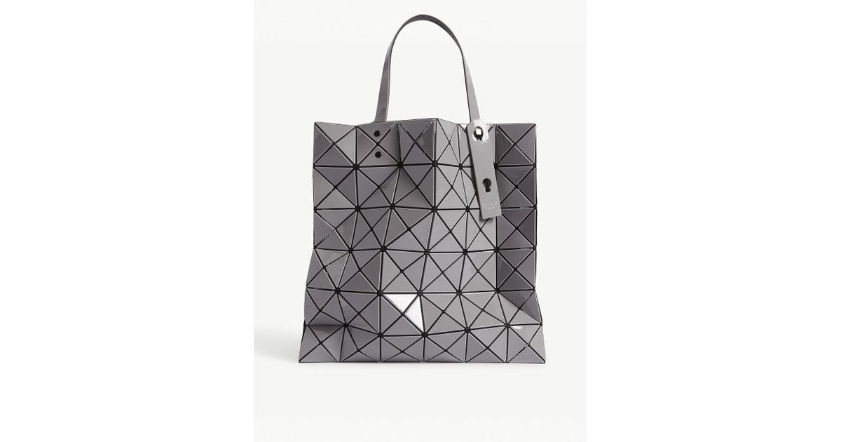 Issey Miyake Bao Issey Miyake Grey Lucent Two Tone Tote Bag Issey Miyake Bao Issey Miyake Grey Lucent Two Tone Tote Bag