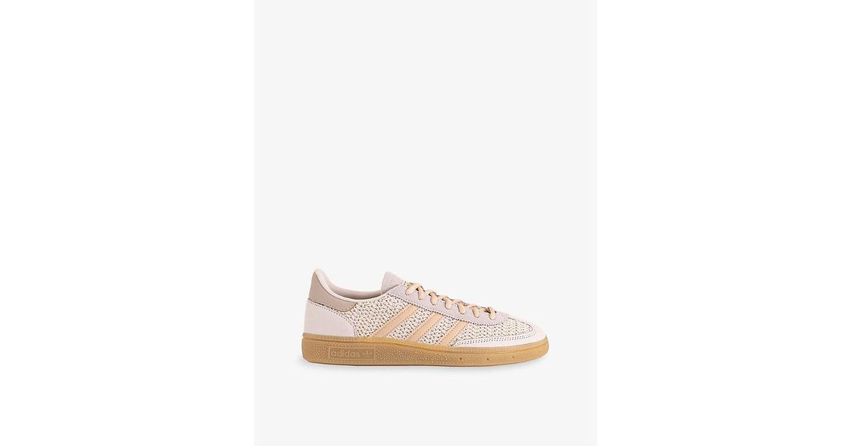 adidas Handball Spezial Raffia Trainers in Natural | Lyst