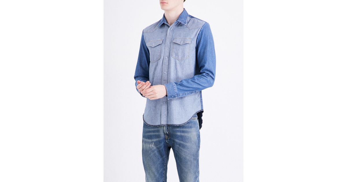 margiela denim shirt