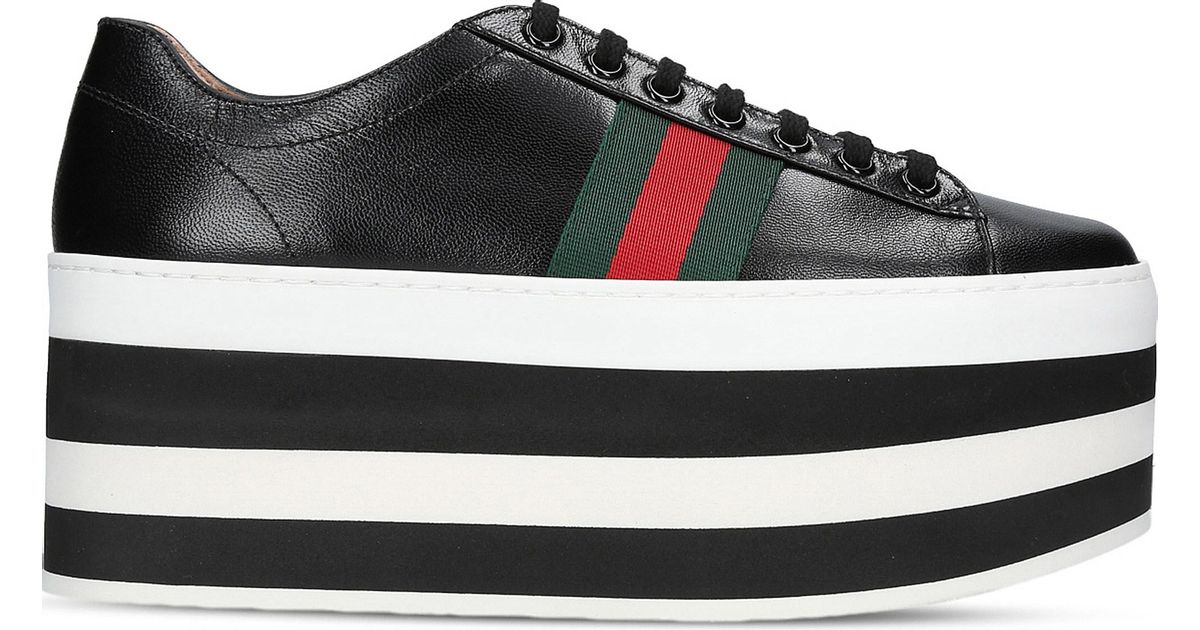 gucci peggy platform sneakers