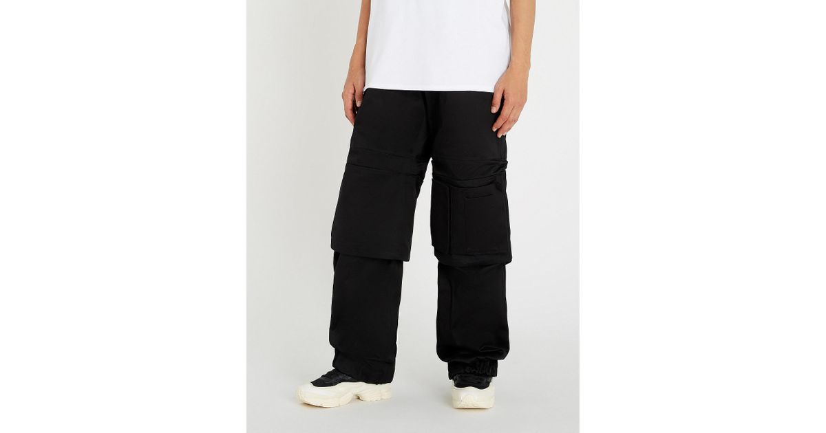 raf simons parachute pants