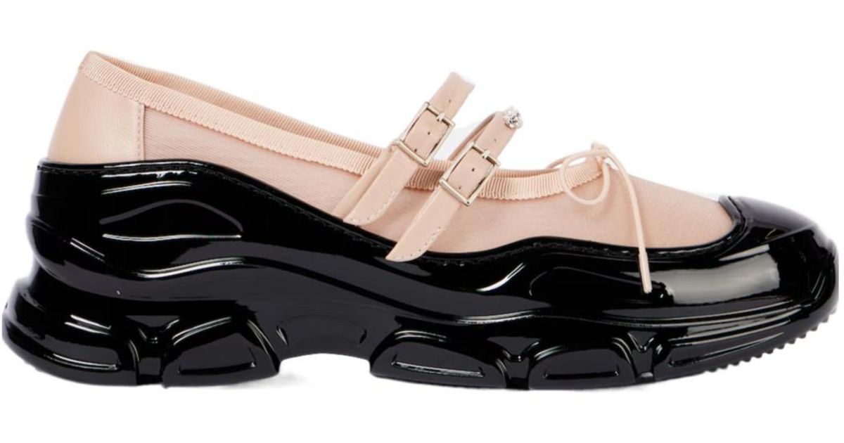 Simone Rocha Tracker Mary Jane Ballet Flats in Black | Lyst