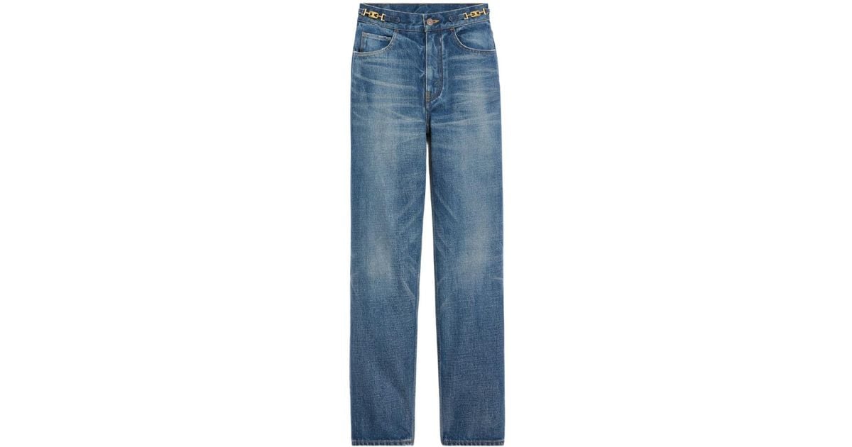 Celine Margaret Jeans in Blue | Lyst