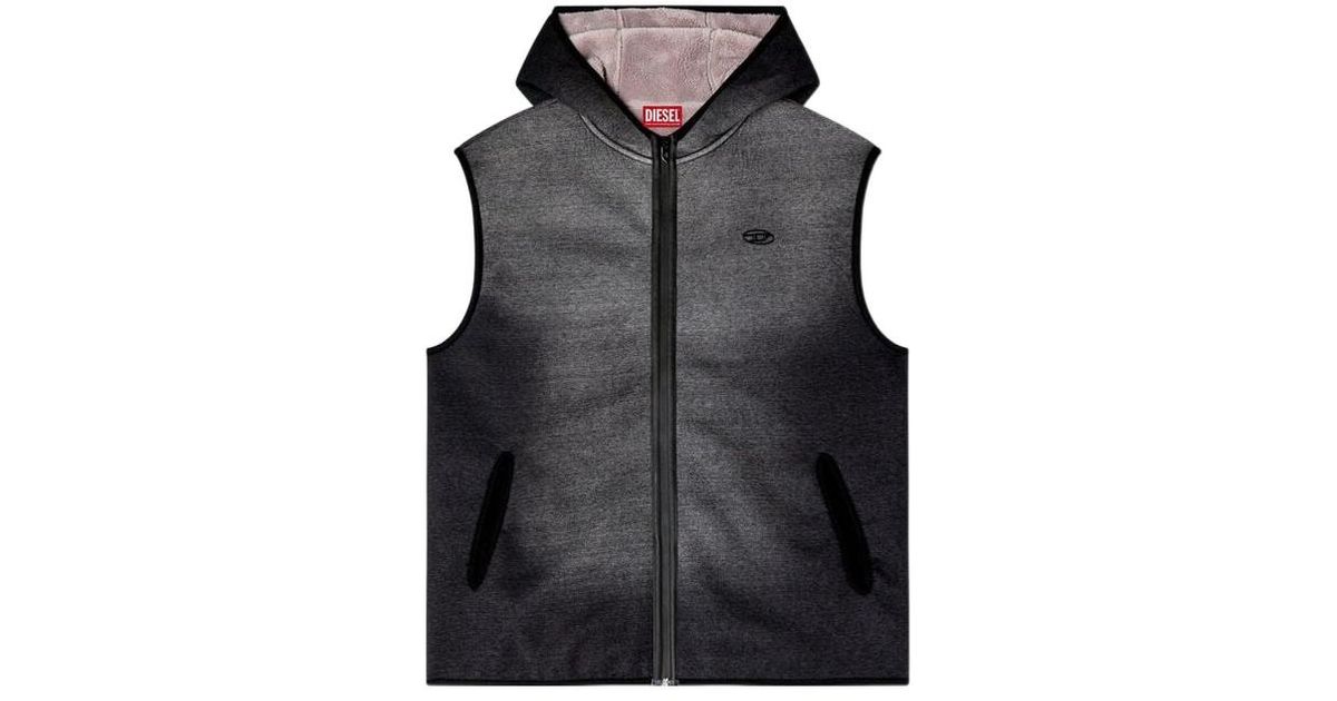 DIESEL Haky Hoodie in Black for Men | Lyst DIESEL Black Haky Hoodie for men