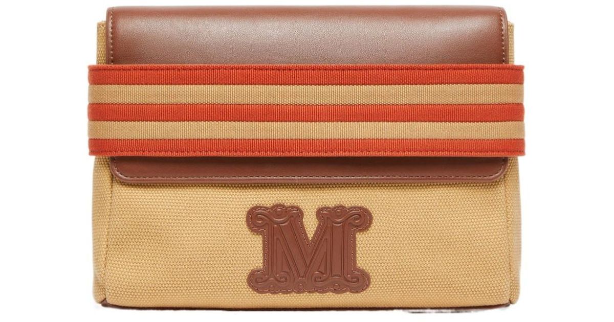 【送料&関税込】Opice Logo Patch Clutch Bag Max Mara Max Mara Opice Logo Patch Clutch Bag in Black | Lyst