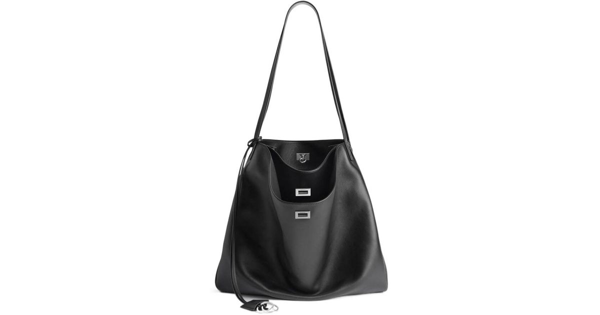 Balenciaga Rodeo North-South Tote Bag in Black for Men | Lyst
