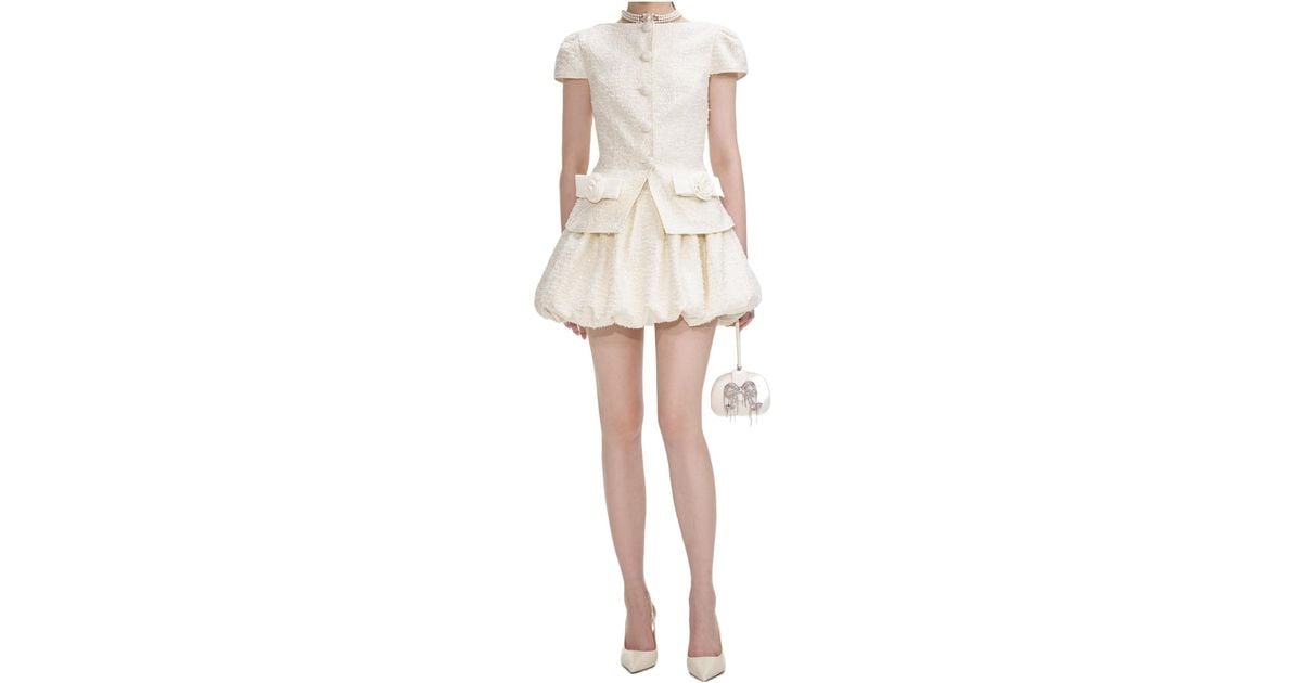 Cutout Bow Detail Mini Dress