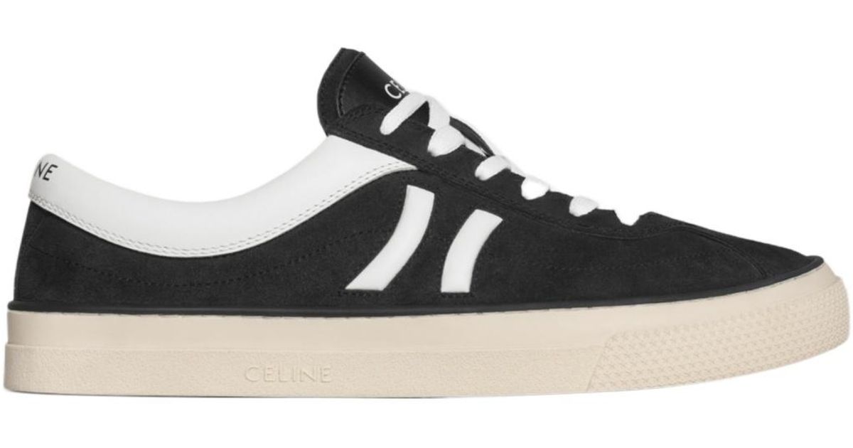 Celine Sunset Low Lace-Up Sneaker in Black for Men | Lyst