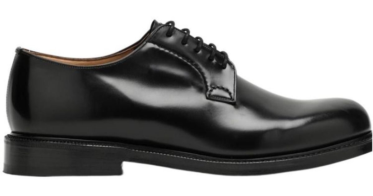Church's Black Calf Leather Bos Taurus Slip-On Loafers