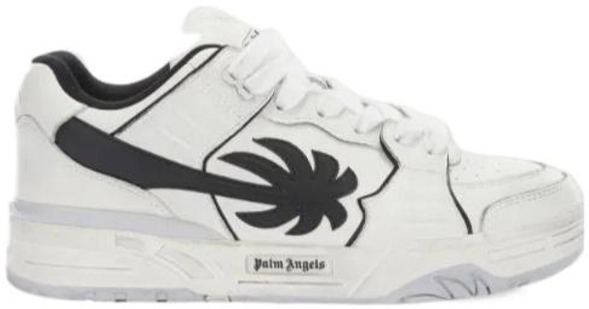 Palm Angels Venice Worn Out Palm Patch Sneakers in White for