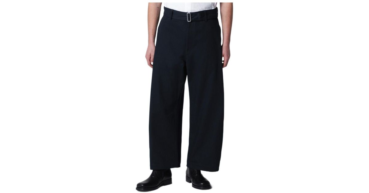 Studio Nicholson Casual Trousers With Belt Loops in Black for Men | Lyst