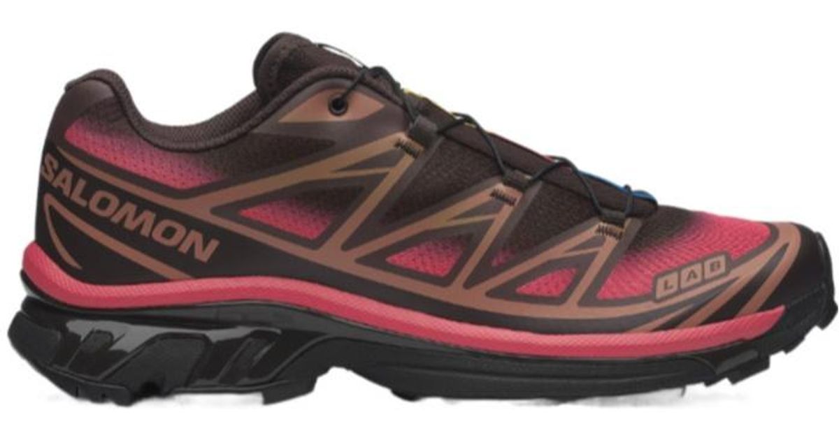 Salomon Lab Salomon Xt-6 Skyline Lace-Up Sneakers in Brown for Men | Lyst