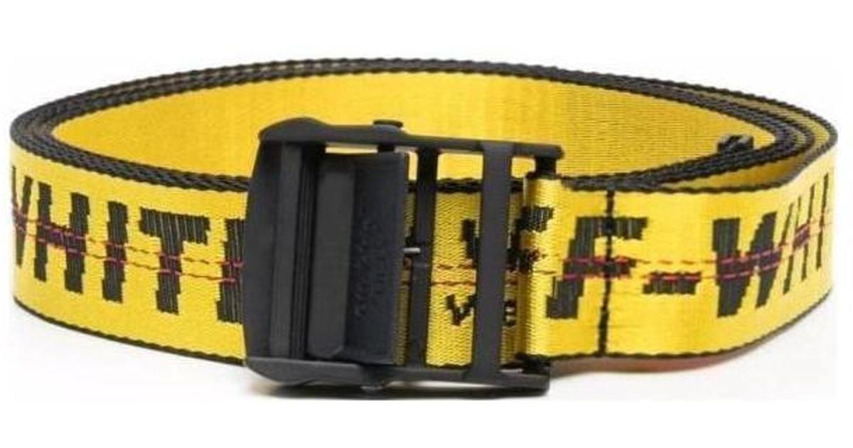 Off-White c/o Virgil Abloh Classic Industrial Belt in Yellow for