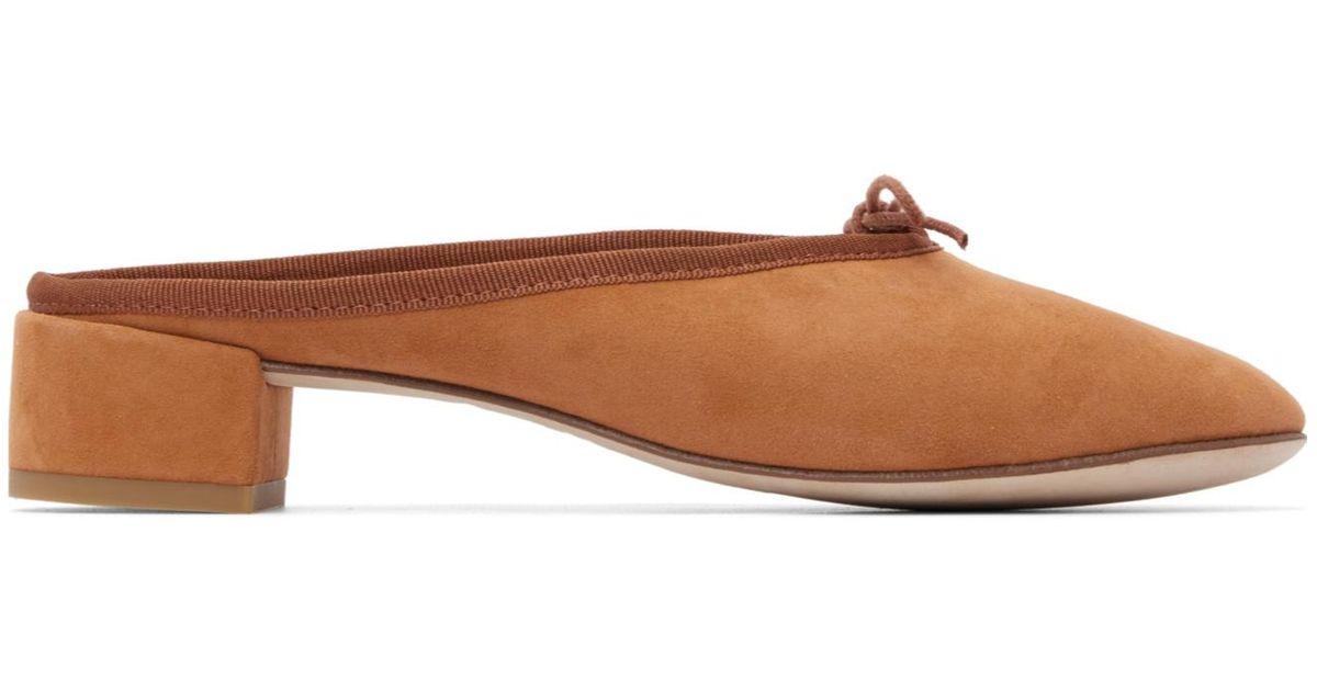Repetto Camille Mules in Brown | Lyst