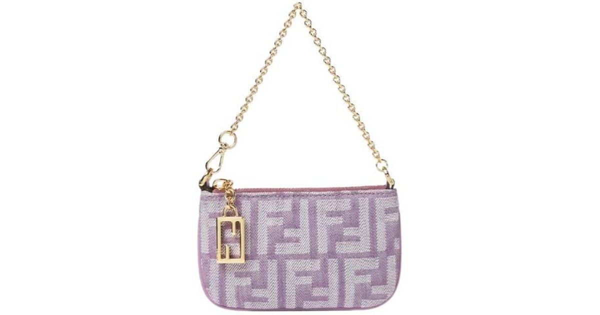 Fendi Baguette Mini Bag in Purple | Lyst