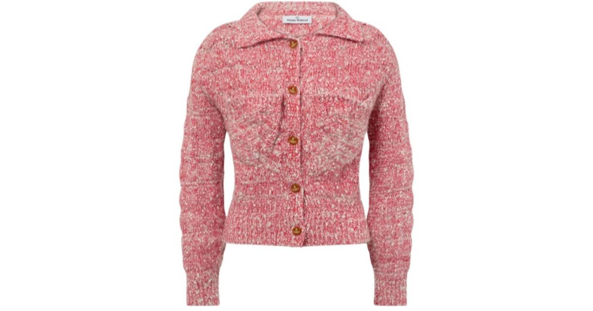 Vivienne Westwood Arianna Cardigan in Pink | Lyst UK