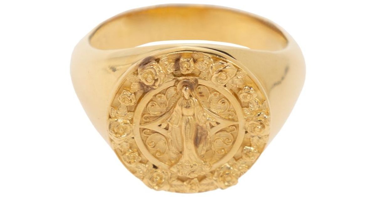 Devotion Ring Dolce & Gabbana Devotion Ring in Metallic for Men | Lyst