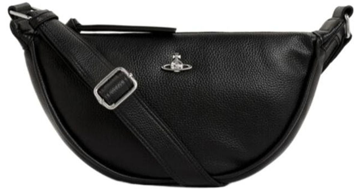 Vivienne Westwood Lacey Crossbody in Black | Lyst UK