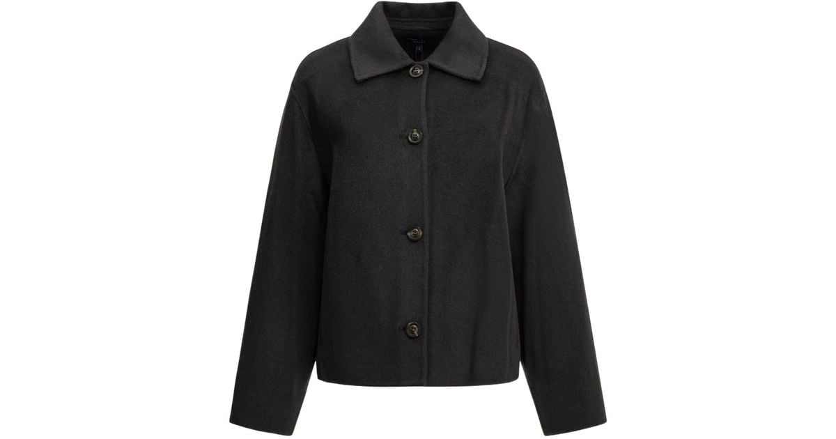 Soeur Gyoda Boxy Short Coat in Black | Lyst