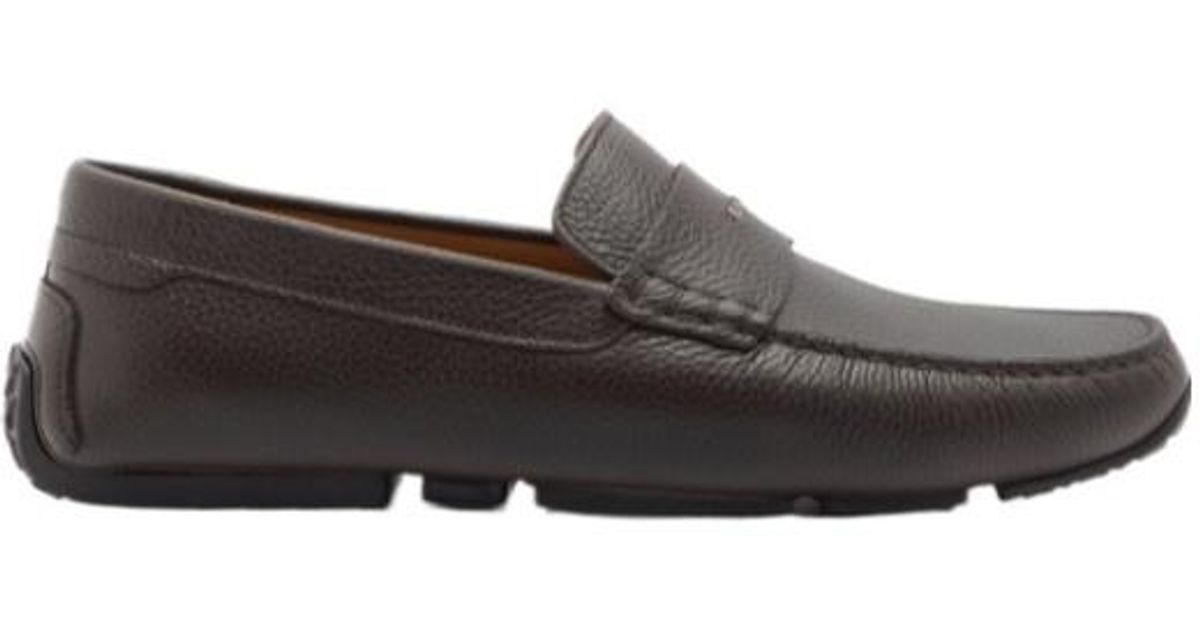Bally Pilot Driver in Gray for Men | Lyst