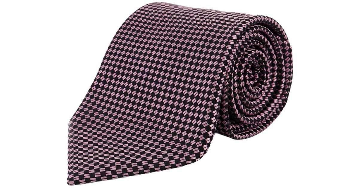 Tom Ford Pattern Tom Ford Micro Pattern Tie in Purple for Men | Lyst