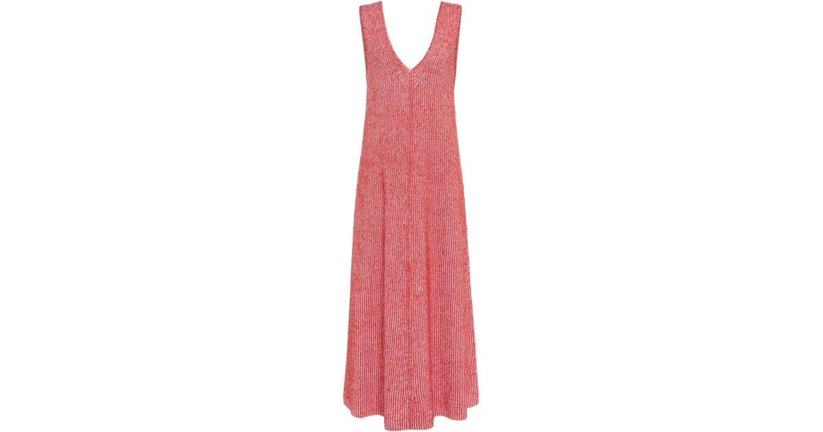 JOSEPH V-Neck Sleeveless Dress in Pink | Lyst