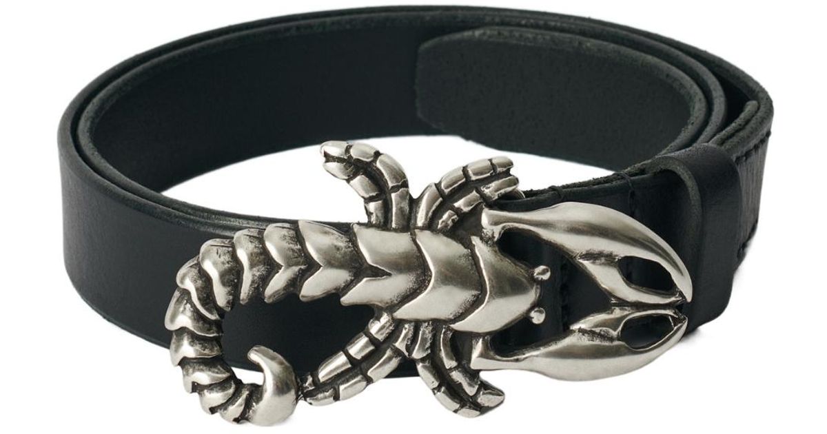 Our Legacy Scorpion Belt in Black for Men | Lyst