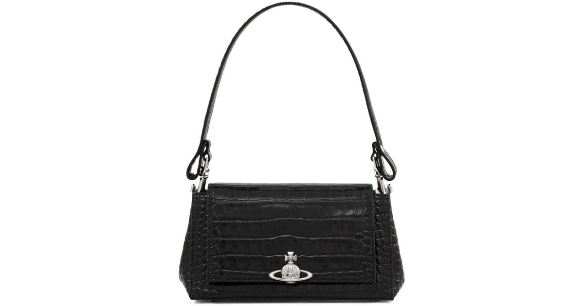 Vivienne Westwood Hazel Medium Handbag in Black | Lyst UK