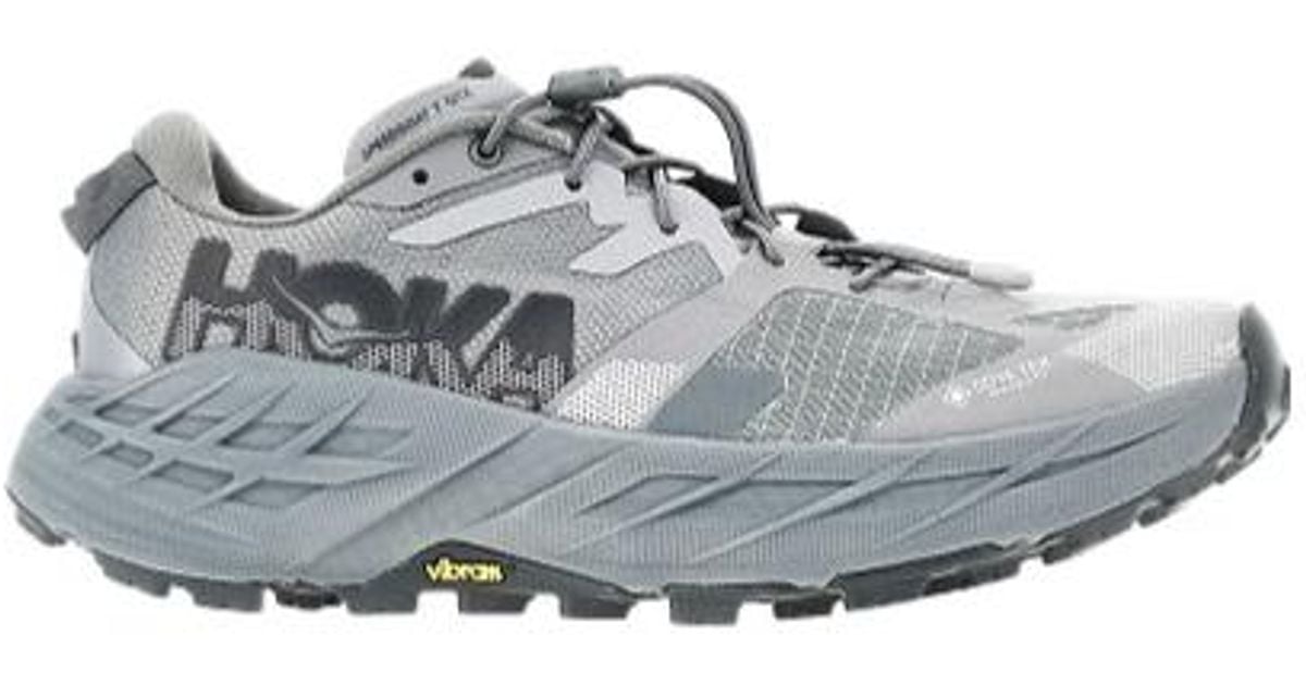 Hoka Rincon Hoka One One Round-Toe Sneakers in Gray for Men | Lyst