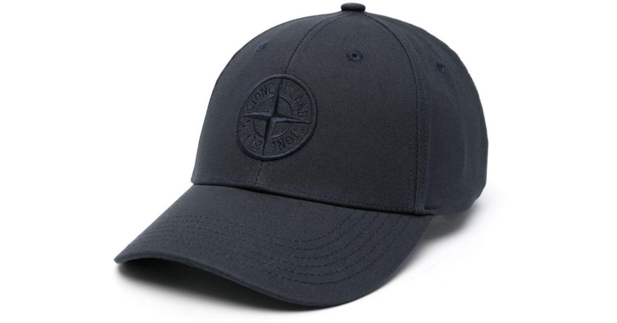 Stone Island Men's Nylon Baseball Hat Black main image 0