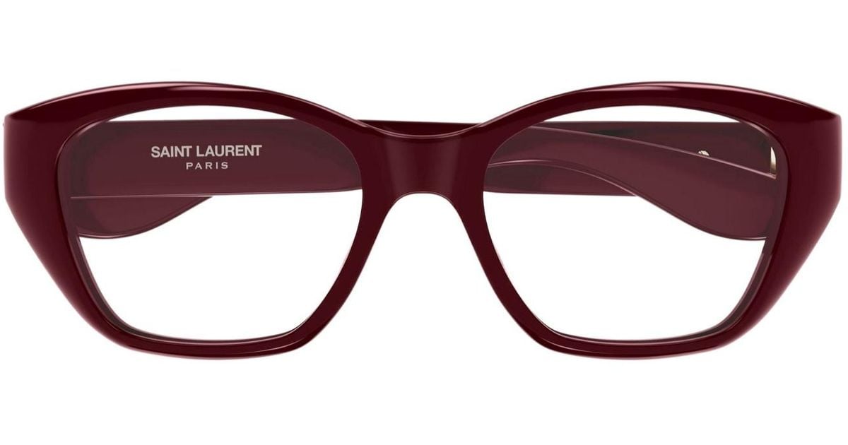 Saint Laurent Cat-Eye Glasses | Lyst