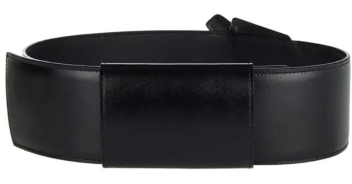 アクセサリーその他 ALAIA KNOT BELT IN LUX LEATHER Alaïa Knot Leather Belt in Black | Lyst