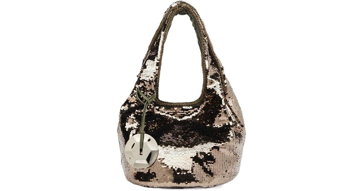 JW Anderson Jw Anderson Sequin Embellished Small Tote Bag in