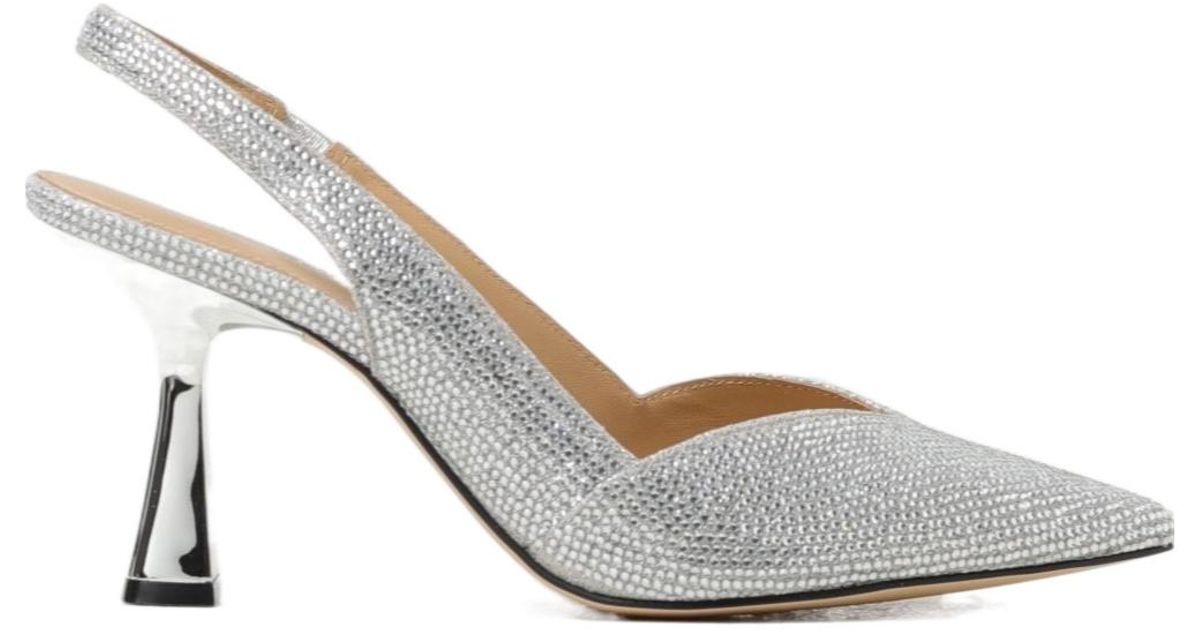 michael kors white high heels