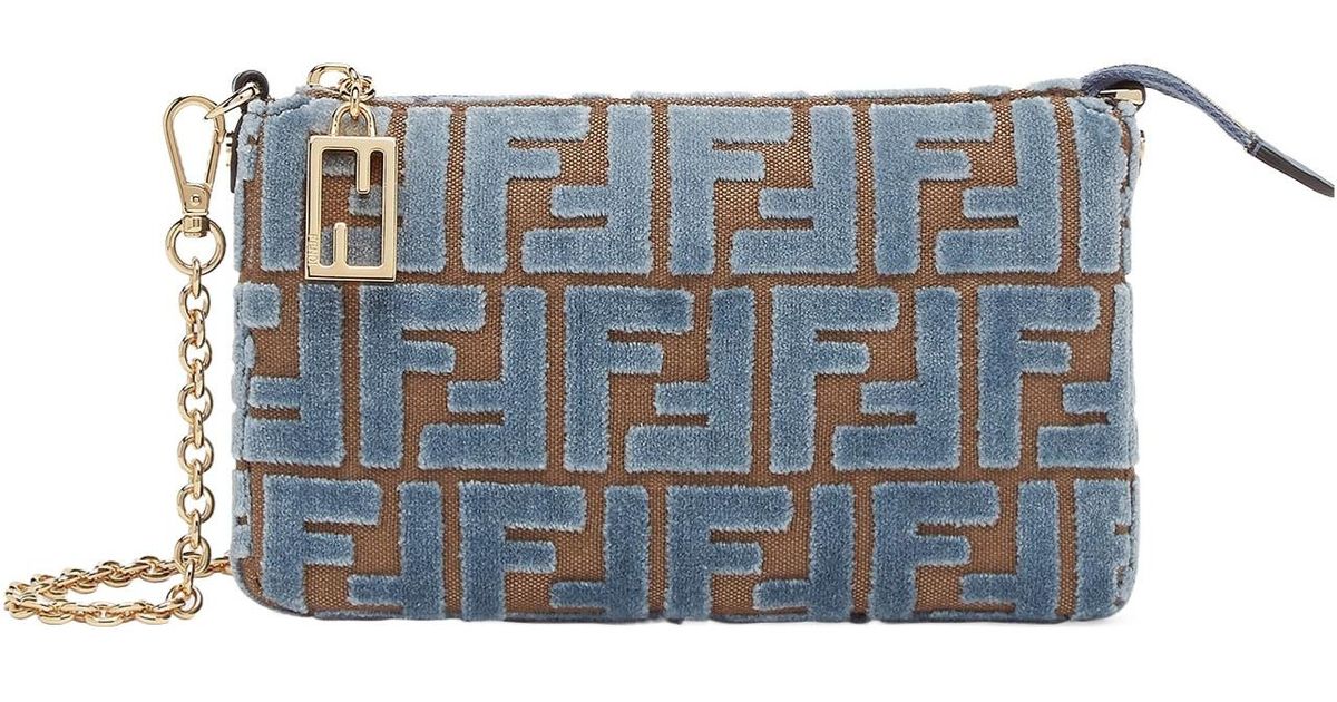 クラッチバッグ FENDI 'Baguette' pouch Blue Fendi 'baguette' Pouch クラッチバッグ 通販 | italist
