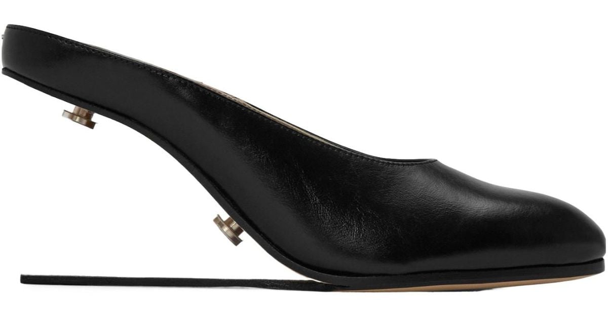 Christian Louboutin Novelty Heel Mule in Black | Lyst