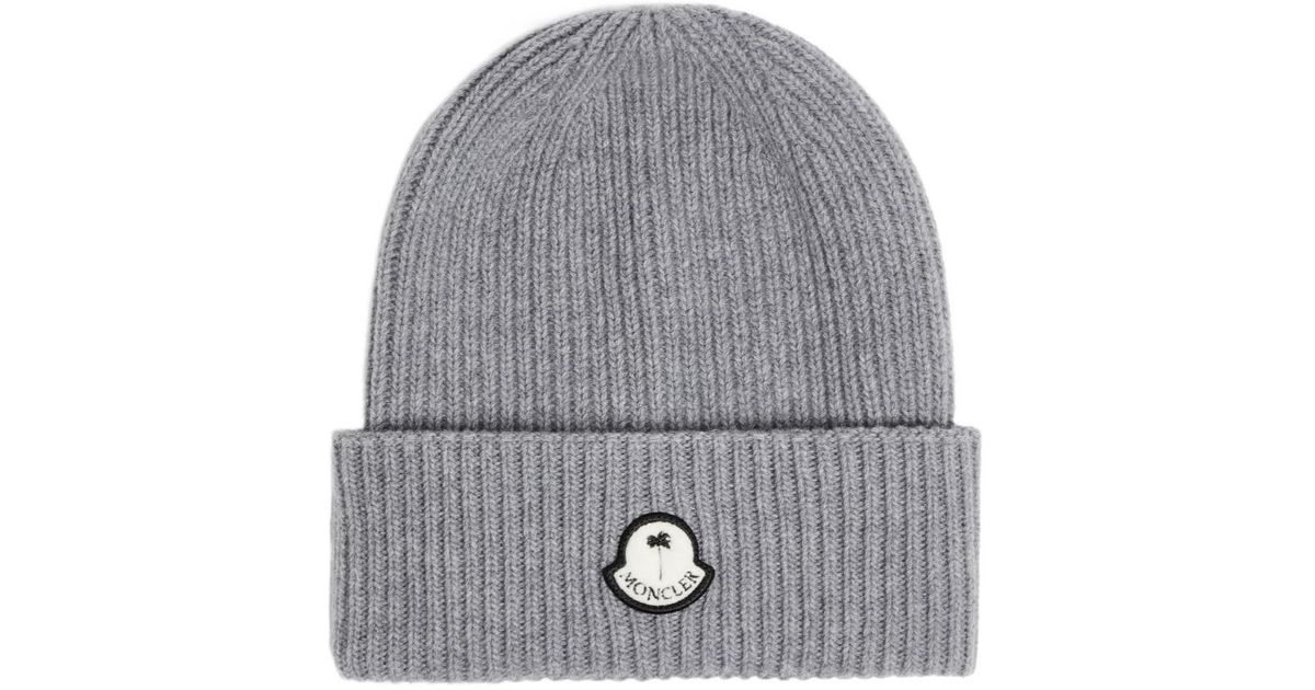 Moncler X Palm Angels Skullcap in Gray for Men | Lyst