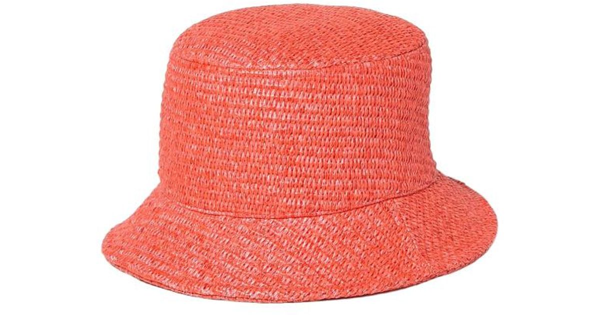 Red Rounded Hat Weekend by Maxmara Round Hat in Red | Lyst UK