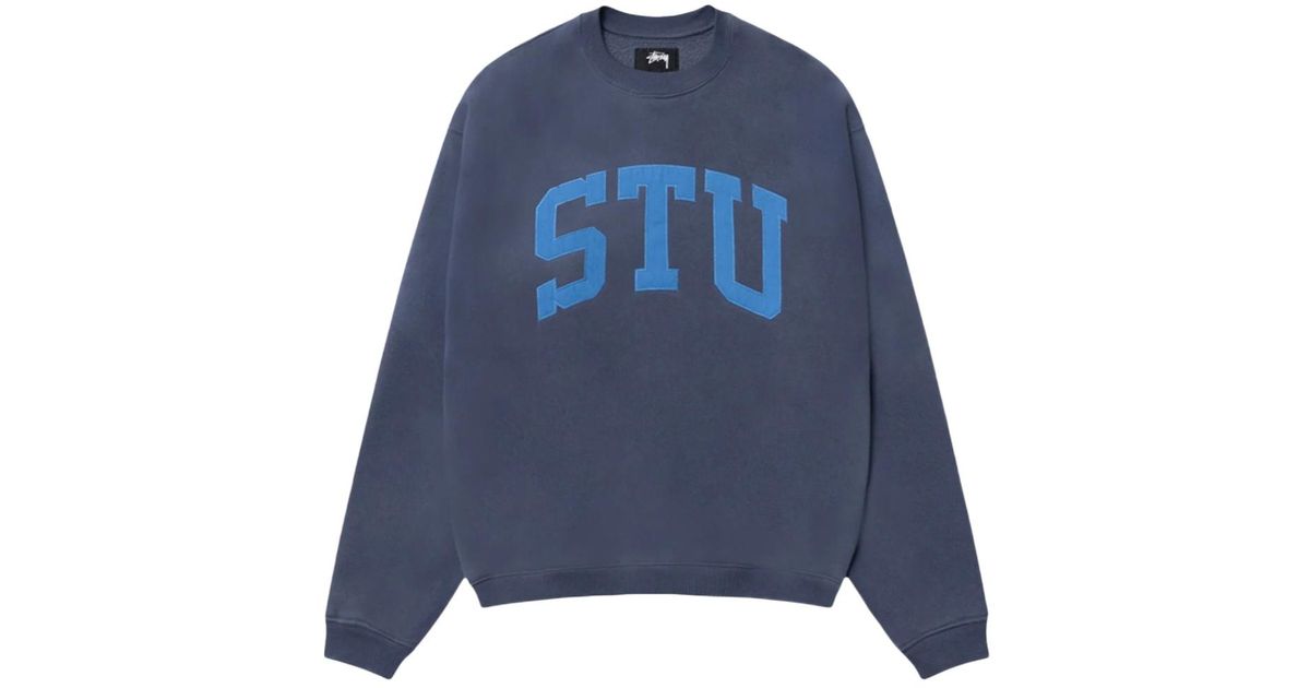 トップス STU RELAXED CREW BLACK Stu Relaxed Crew – Black | Sweats | Stüssy