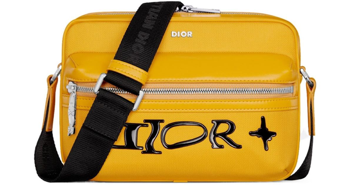 【Diorクリスチャンディオールスポーツ】ブルゾンM　黄色イエロー　差し色　ロゴ Diorクリスチャンディオールスポーツ】ブルゾンM 黄色イエロー