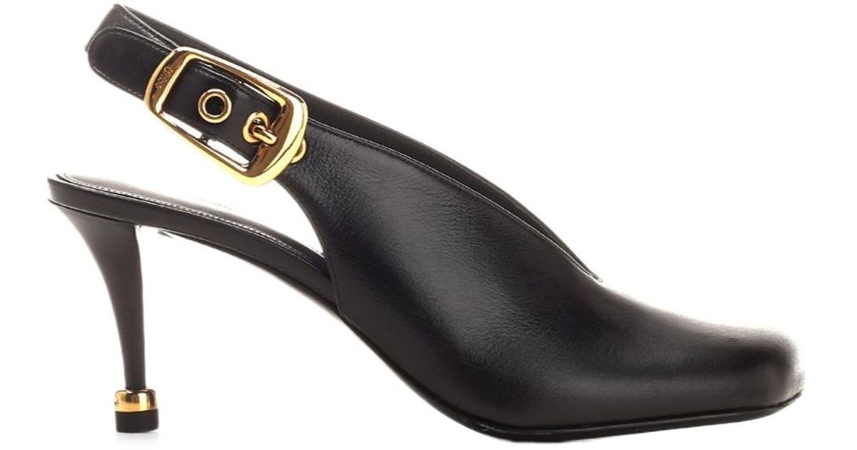 Chloé Chloé Andrea Slingback Pumps | Lyst