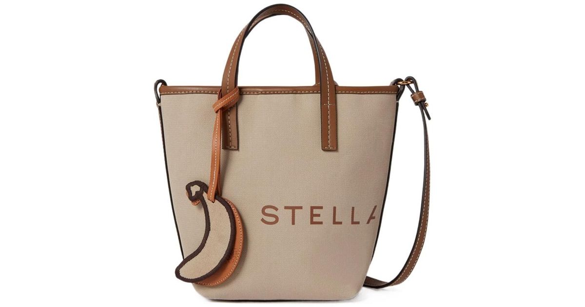 Stella McCartney SMC Bananatex® Pouch in Black and White