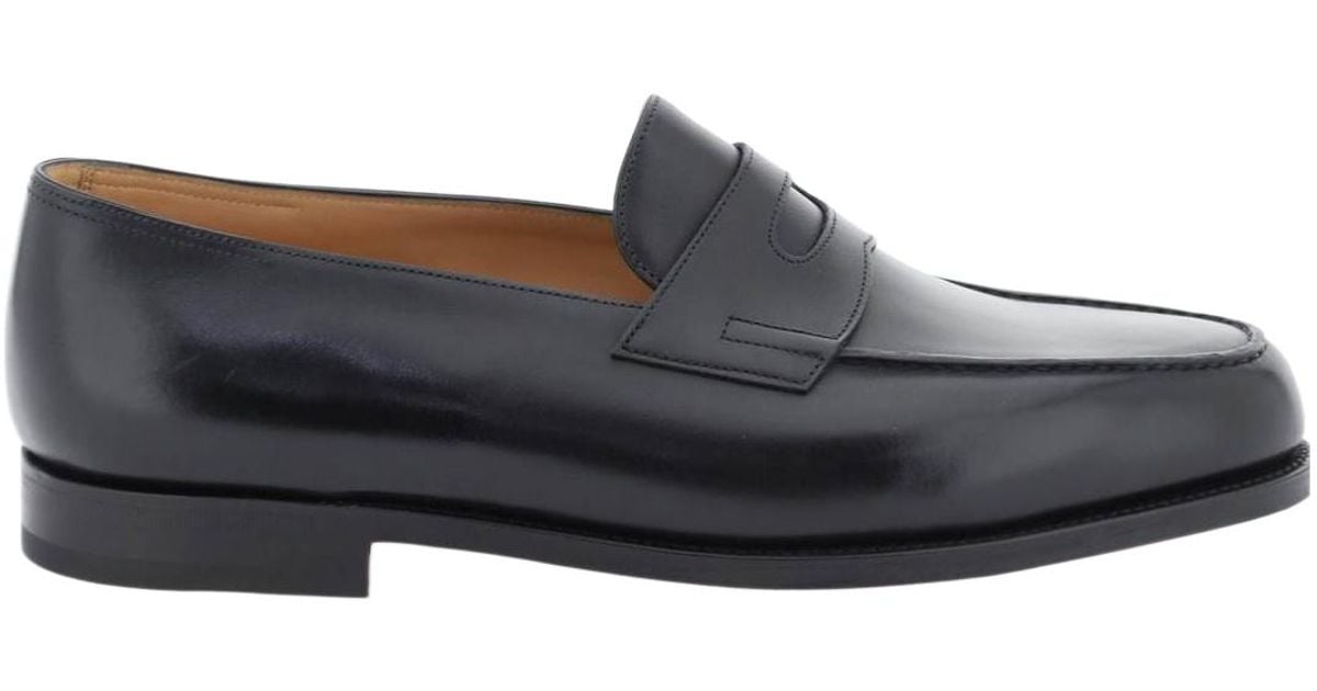 Lobb John Lobb Classic Loafers in Black for Men | Lyst