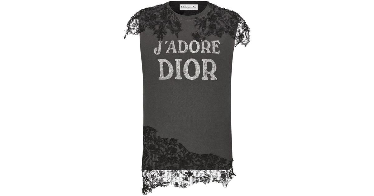Dior J'Adore Tank Top in Black | Lyst